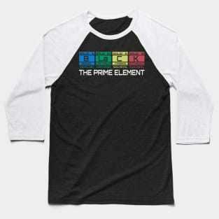 Black The Prime Element Baseball T-Shirt